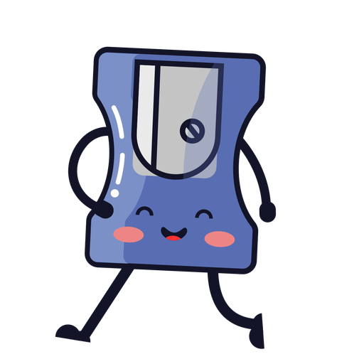 Cute sharpener cartoon Transparent PNG & SVG vector file