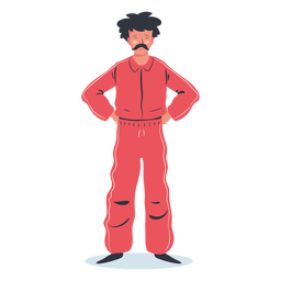 Sportlehrer Charakter PNG-Design