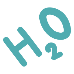 H2o fórmula química Desenho PNG