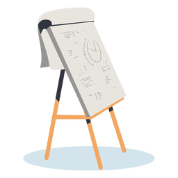 Dibujado a mano gran bloc de dibujo Diseño PNG