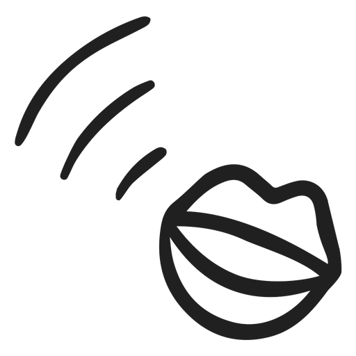 Mouth talking doodle - Transparent PNG & SVG vector file