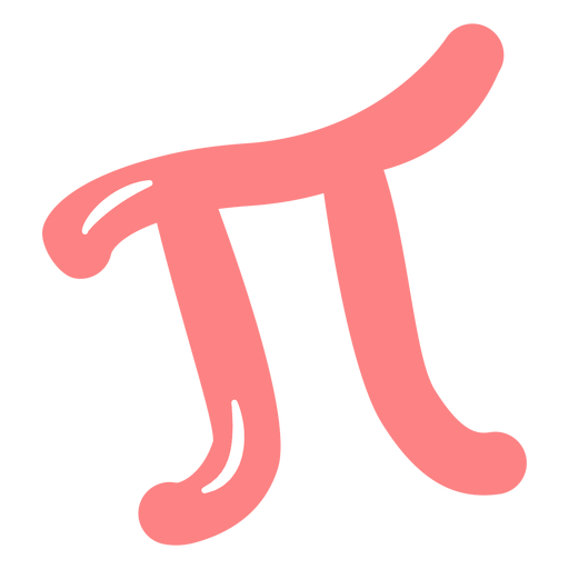 Ícone de Pi plano Desenho PNG