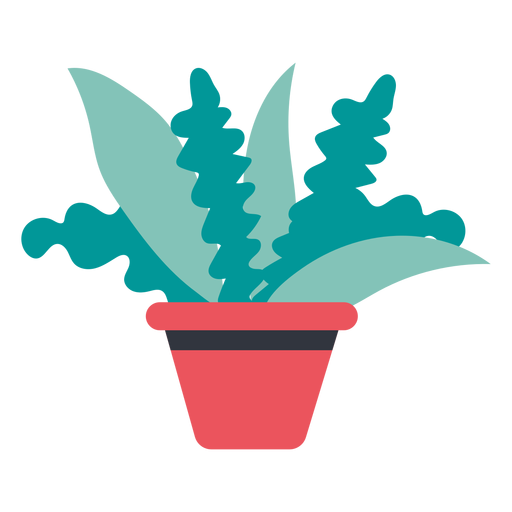 Pflanze im Topf handgezeichnet PNG-Design