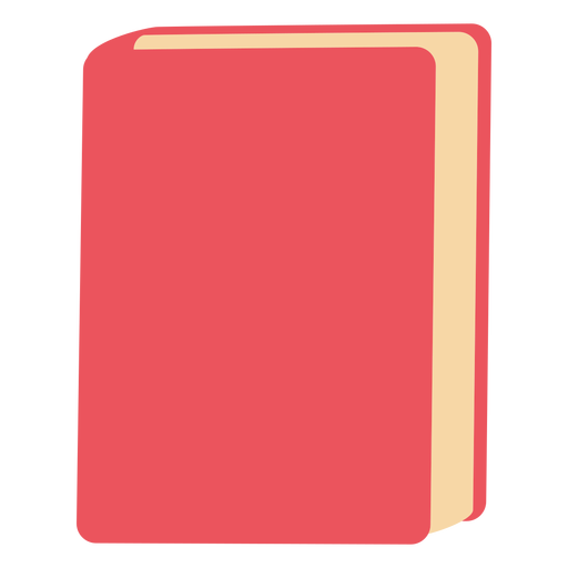Rote Buchhand gezeichnet PNG-Design