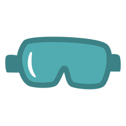 Óculos de ciência planos Desenho PNG