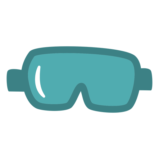 Wissenschaftsbrille flach PNG-Design