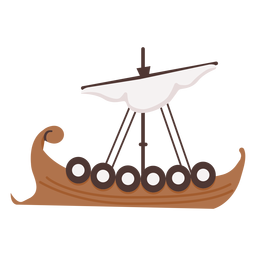 Shield ship illustration PNG Design