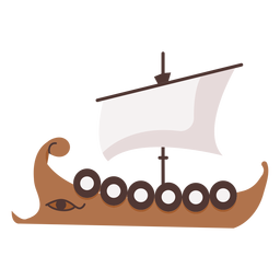 Escudo de navio com ilustração de olho Desenho PNG