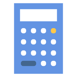 Simple calculator flat PNG Design