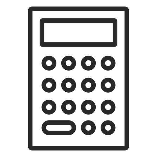 Carrera calculadora simple Diseño PNG