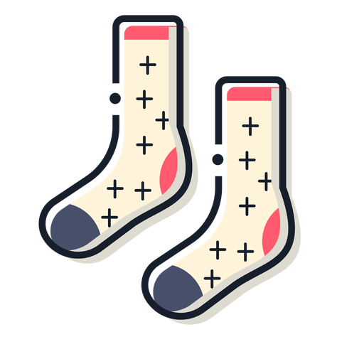 Socken Storke Symbol PNG-Design