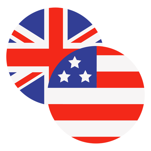 Usa and uk icons - Transparent PNG & SVG vector file