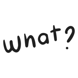 Qué pregunta doodle Transparent PNG