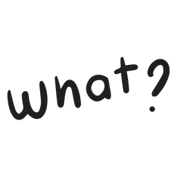 What question doodle PNG Design