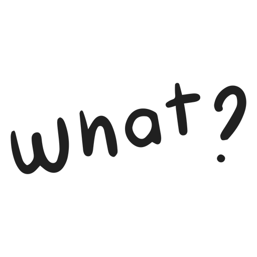 Download What question doodle - Transparent PNG & SVG vector file