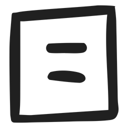  Gleichheitszeichen Mathe Gekritzel PNG- Und SVG-Design Für T-Shirts