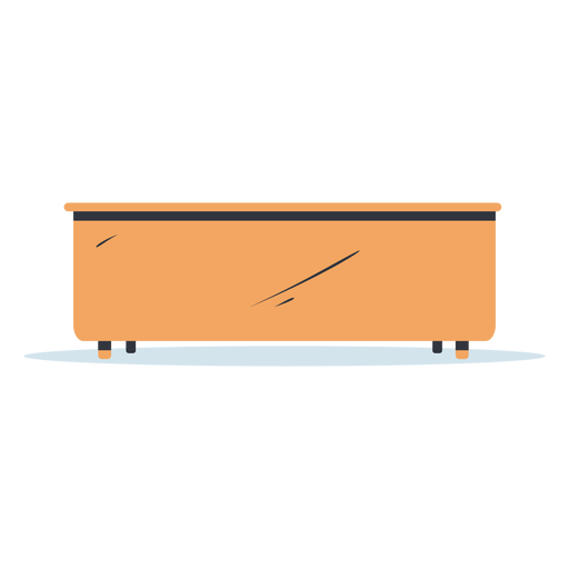 Front View Desk Illustration PNG-Design