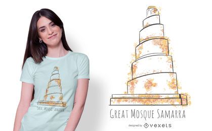 Samarra Moschee T-Shirt Design Samarra Moschee T-Shirt Design