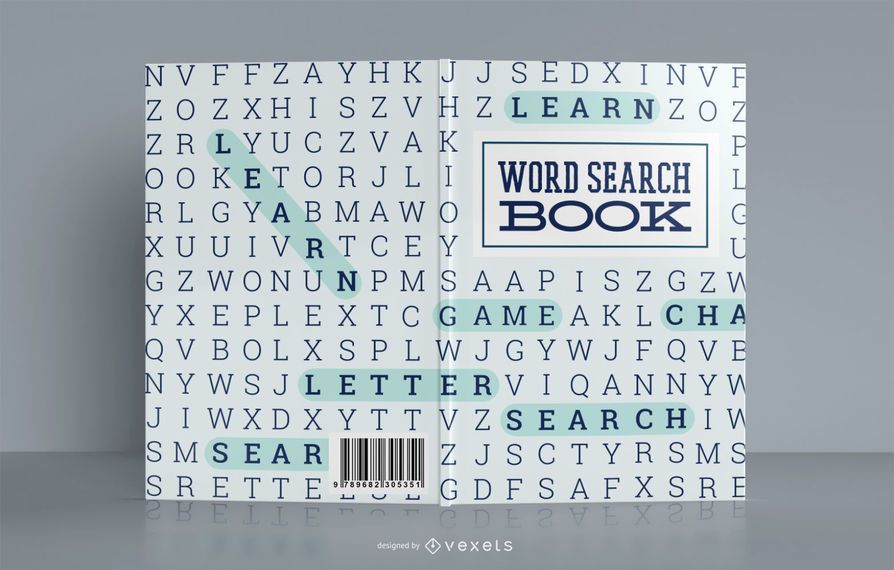 Word Search Book Cover Design Word Search Book Cover Design