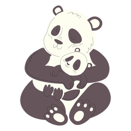 Vetor De Ilustração De Panda Bebê No Fundo Branco PNG , Panda, Baby, Giro  Imagem PNG e Vetor Para Download Gratuito