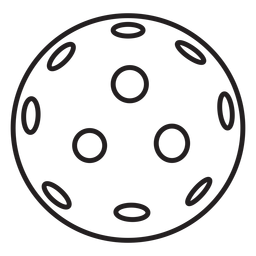 Ball Pickleball Stroke PNG & SVG Design For T-Shirts