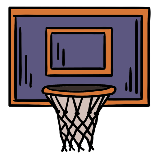 Diseño PNG Y SVG De Canasta De Baloncesto Para Camisetas