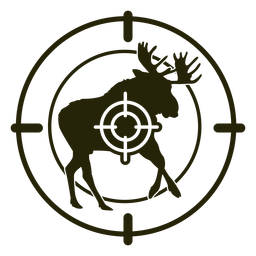Hirsch schießen Laufhub PNG-Design