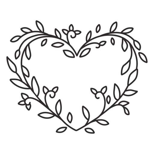 Download Flower wreath small leaves stroke - Transparent PNG & SVG ...