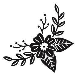 Composición de flores de primavera creciente Diseño PNG