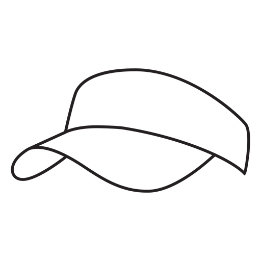 Golpe de elemento de pickleball de sombrero Diseño PNG