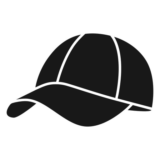 Hat round pickleball black - Transparent PNG & SVG vector file