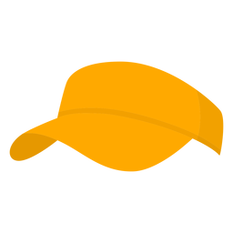 Chapéu amarelo de pickleball liso Desenho PNG Transparent PNG