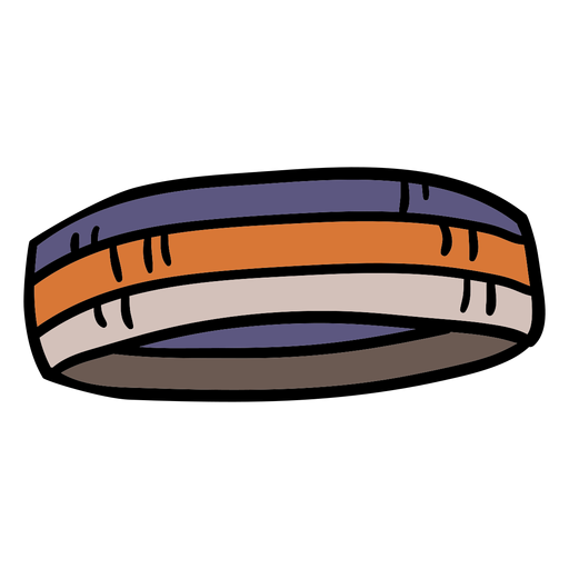 Stirnband Basketball Hand gezeichnet PNG-Design