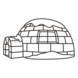 Iglus deixou o curso da janela Desenho PNG