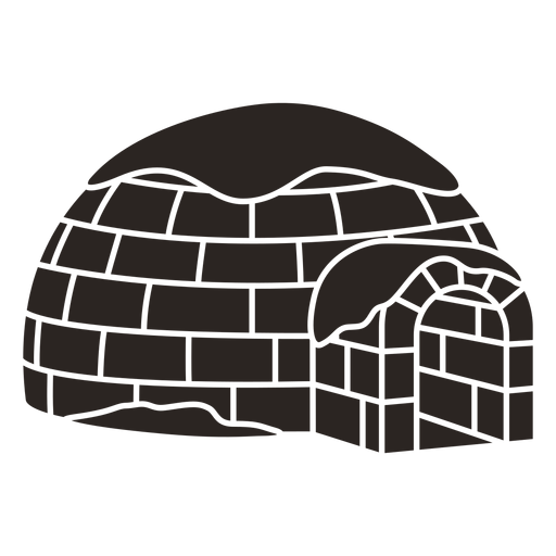 Igloos right PNG Design