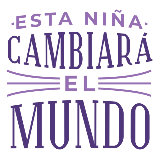 Letras del mundo del cambio espa?ol del d?a internacional de la mujer Diseño PNG