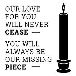 El amor conmemorativo nunca deja de escribir Diseño PNG
