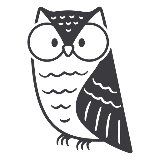 Owl glasses flat - Transparent PNG & SVG vector file