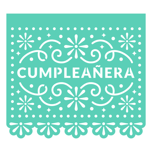 Download Papel picado birthday girl - Transparent PNG & SVG vector file