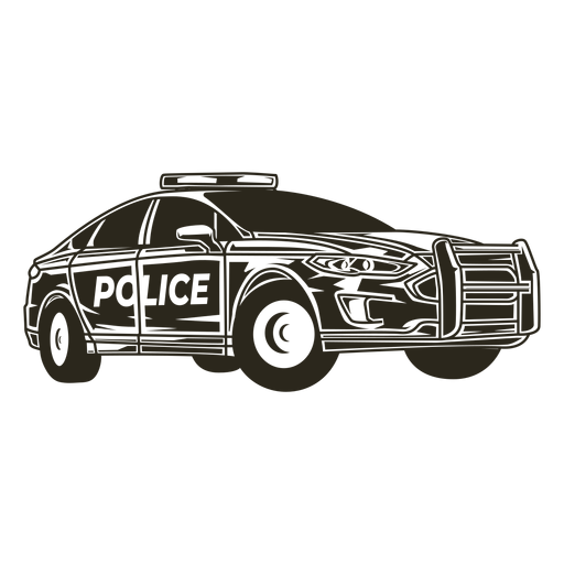 Luces de coche de polic?a modernas Diseño PNG