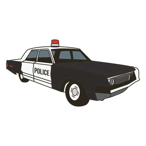 Polizeiautosirene richtig PNG-Design