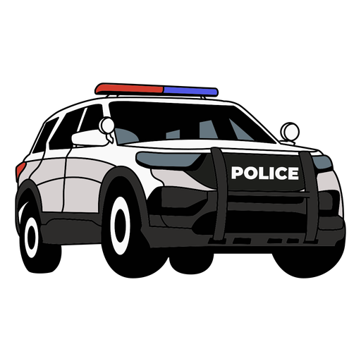 Polizeiwagen PNG-Design