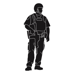 Polizei Polizist Schlag PNG-Design