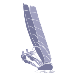 Velejando plano masculino Desenho PNG