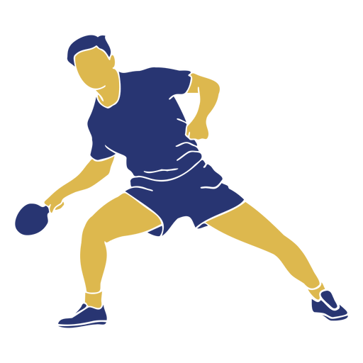 Tabletennis Man Waiting Flat - Transparent Png & Svg Vector File