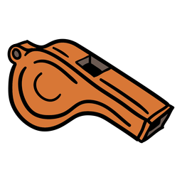 Pfeifen Basketball Hand gezeichnet PNG-Design