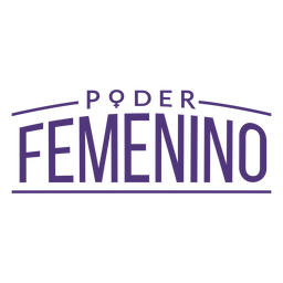 Womens Day Spanisch weibliche Power Schriftzug PNG-Design