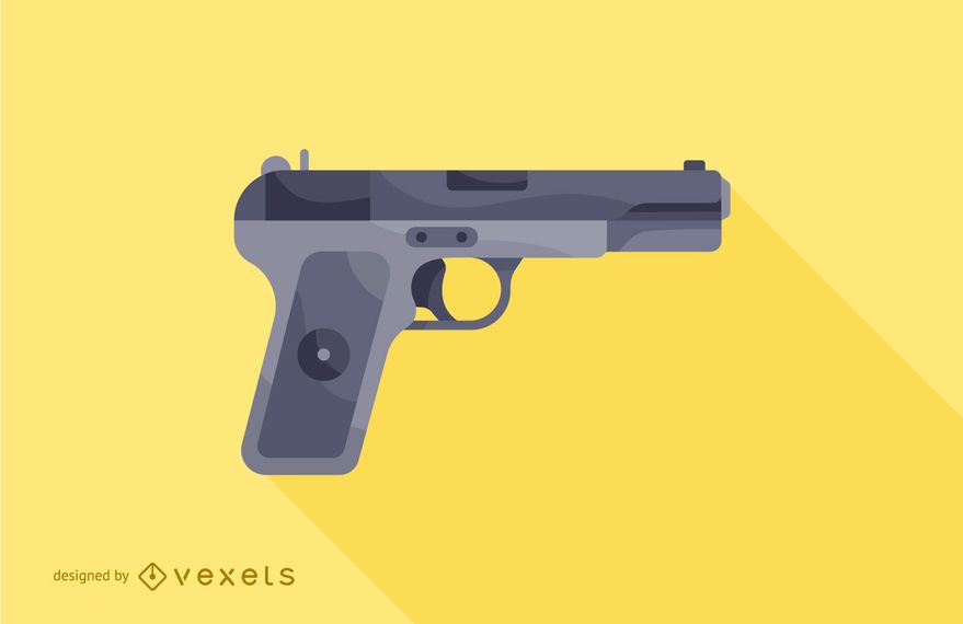 firearm pistol illustration firearm pistol illustration