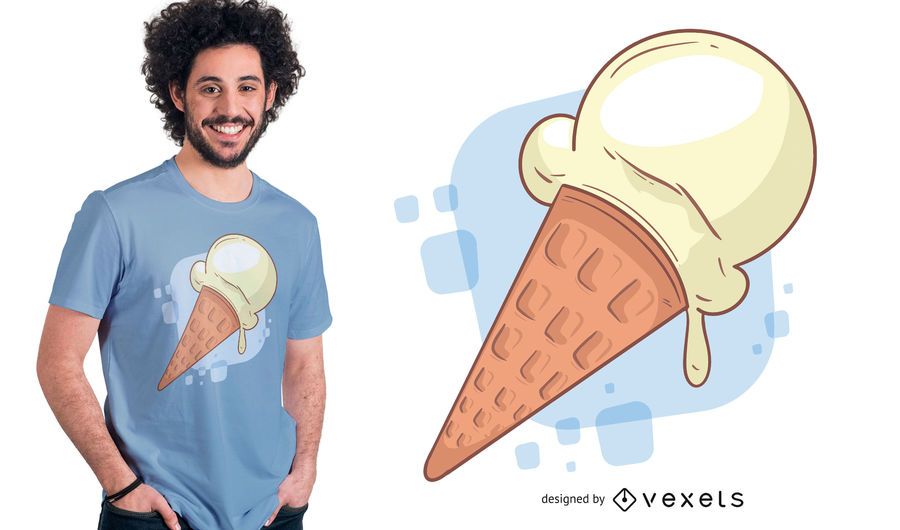 Vainilla Ice Cream T-shirt Design Vainilla Ice Cream T-shirt Design