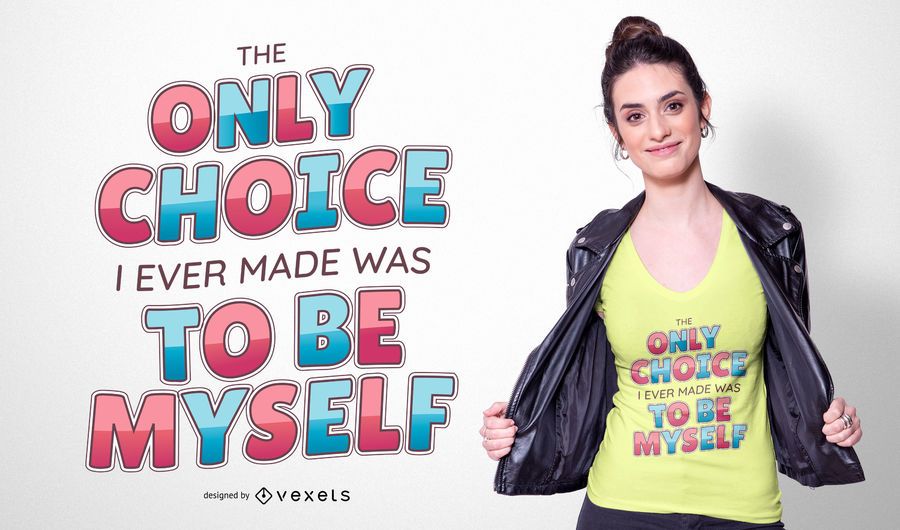 Choose Yourself Quote T-shirt Design Choose Yourself Quote T-shirt Design
